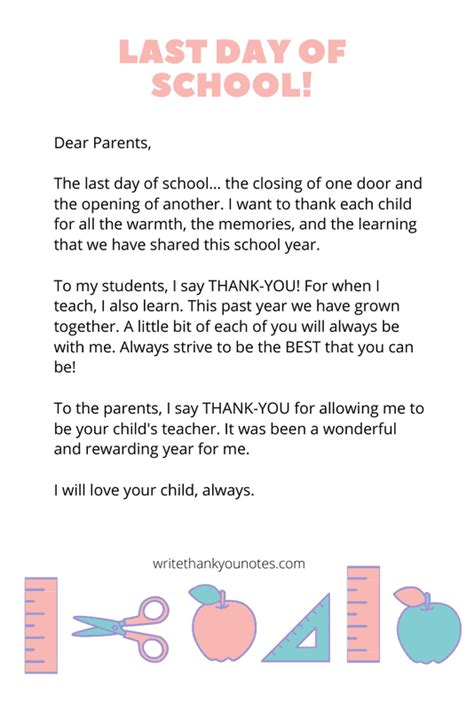 15 Examples Of Awesome End Of Year Letters To Students Audit Student