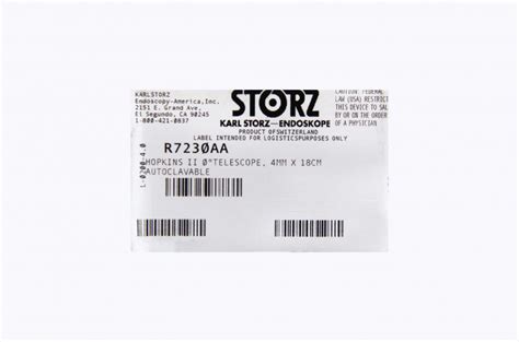 Storz R7230AA Box Of 1 ESutures