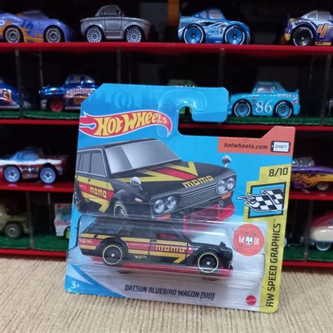 Jual Hot Wheels Datsun Bluebird Wagon Momo Hitam Short Card Shopee Indonesia