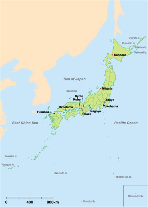 Japan Map Cities