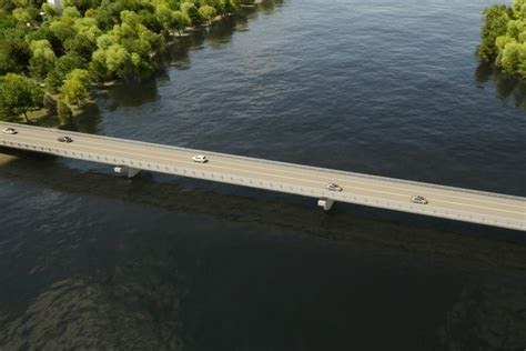 Projet De Construction D Un Nouveau Pont Au Dessus De La Rivi Re