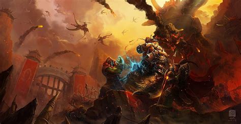 World Of Warcraft Hell Horde Thrall Siege Orgrimmar Garrosh