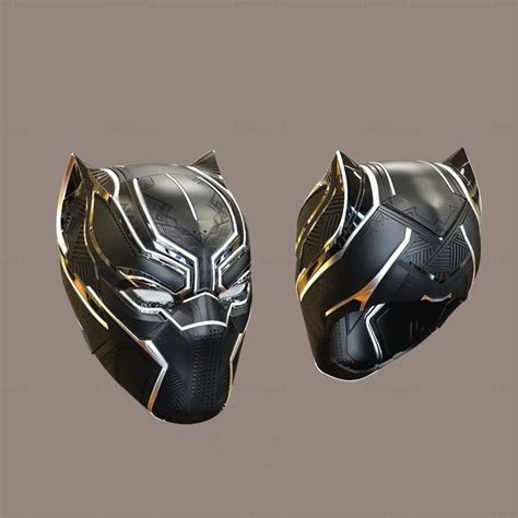 Black Panther Civil War Helmet 3d Printing Model Stl