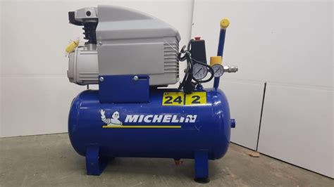 Michelin 1 5 Hp 24 Liter Direct Driven Compressor Mb 24 H Second Hand