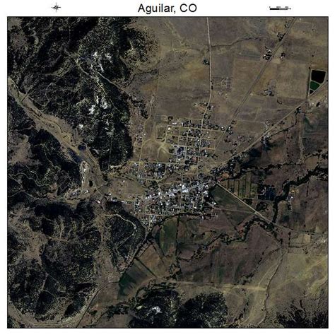 Aerial Photography Map of Aguilar, CO Colorado