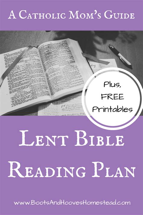 Lent bible reading plan – Artofit