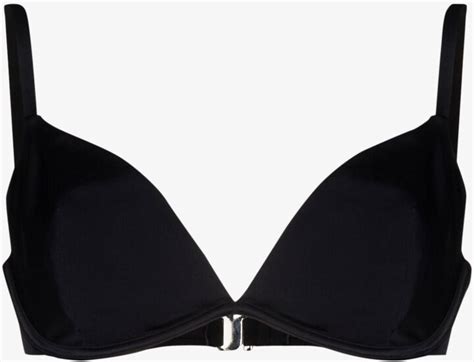 Form And Fold Black The Triangle Bikini Top Shopstyle Two Piece Swimsuits