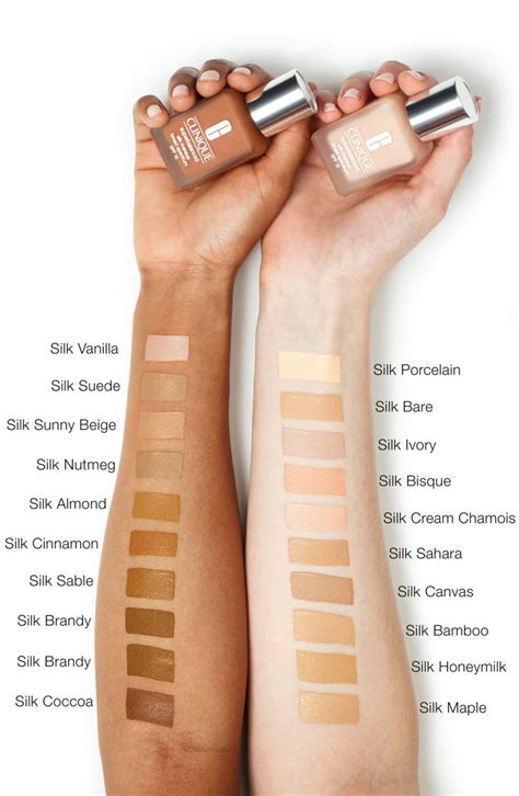 Clinique Superbalanced Makeup Color Chart