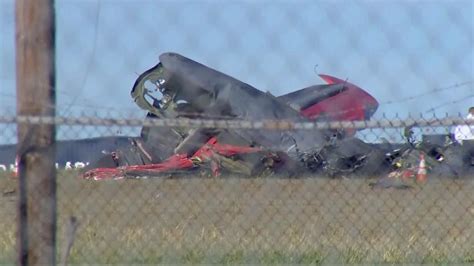 Two Ww2 Aircraft Collide Crash During Dallas Air Show Cgtn