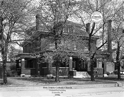 Holy Trinity Catholic church and fire – Vanderburgh County Historical Society