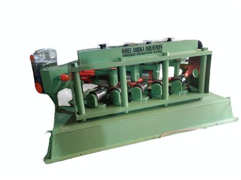 Stainless Steel Round Bar Straightening Machine 18 SWG Capacity 1000