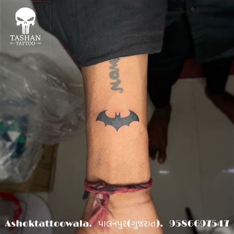 Batman Logo Tattoo | Batman symbol tattoos, Batman tattoo, Spiderman tattoo