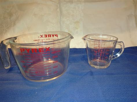 Two Glass Pyrex Measuring Cups Estatesales Org