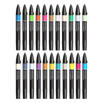 Feutre Promarker Winsor Newton Azur Chez Rentreediscount