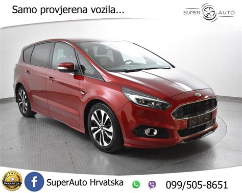 Ford S Max 2 0 EB Aut ST Line 150 KS LED TEM KAM SHZ MEMO 2019 God