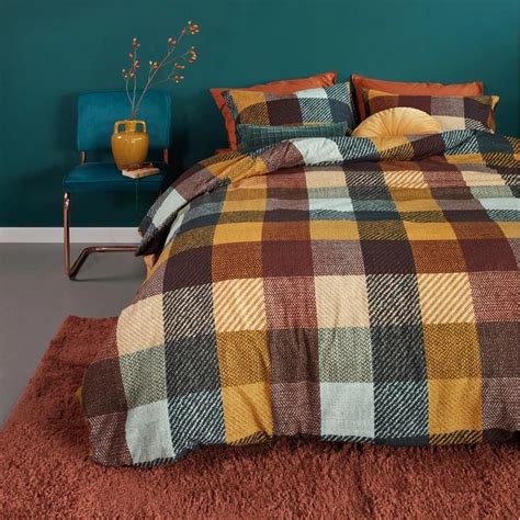 Dekbedovertrek Beddinghouse Beckett Multi Flanel Bedsupply