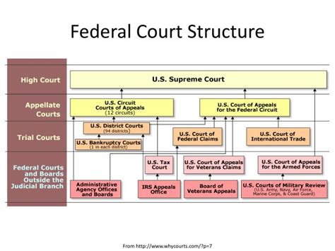 Federal Court System Structure Diagram Federal Court Structu