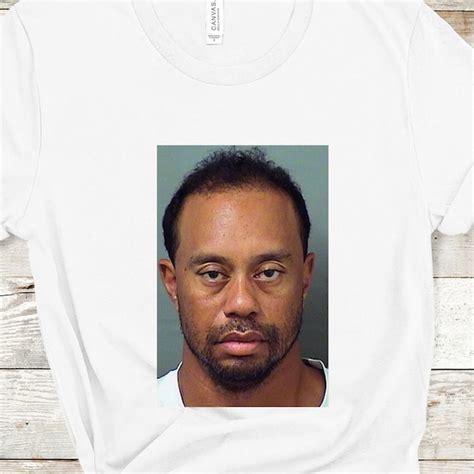 Tiger Woods Mugshot Etsy