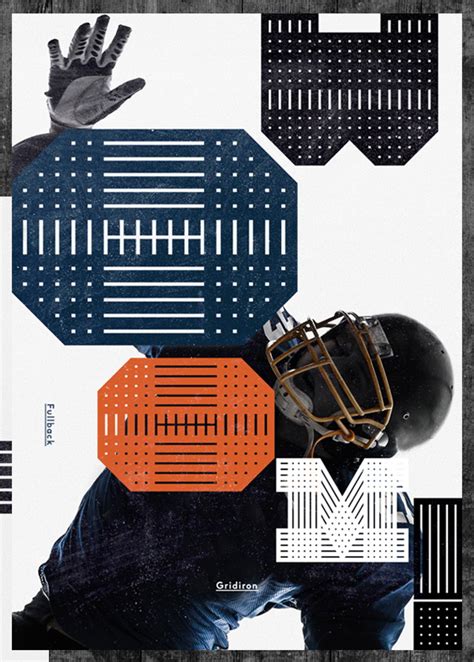 Gridiron typeface on Behance