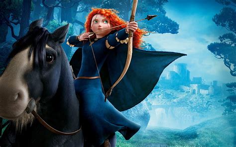 HD wallpaper: Movie, Brave, Angus (Brave), Merida (Brave) | Wallpaper Flare