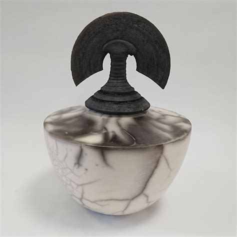 Round Naked Raku Vase Pink Julianjardine