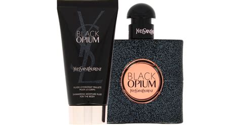 Yves Saint Laurent Black Opium Gift Set Edp Ml Body Lotion Ml