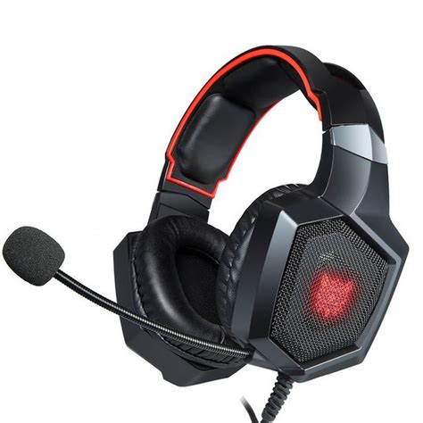 Headset Gamer Profissional Onikuma K8 Preto Vermelho Kase Distribuidora