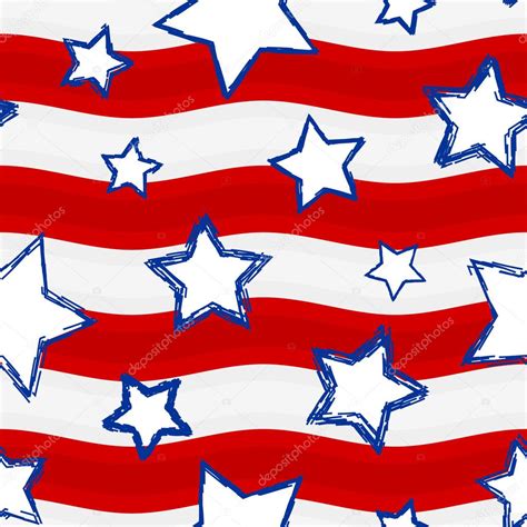 Stars And Stripes Background Vector