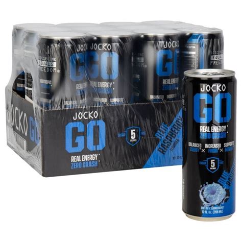 Jocko Go Energy Drink Blue Raspberry 12 Pk