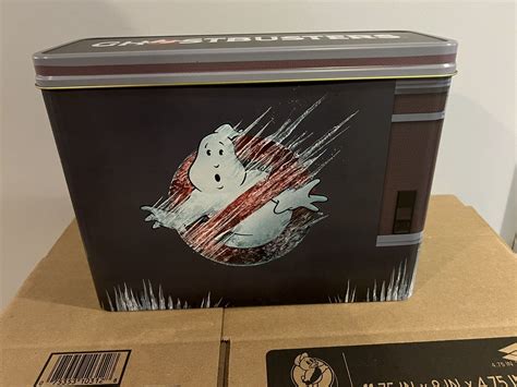 Ghostbuster Frozen Empire Firehouse Popcorn Tin Brand New In Hand Ebay