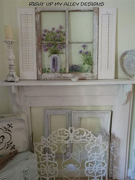 Window Wall Art Shabby Chic Decorcat Windowwindow Etsy Shabby Chic