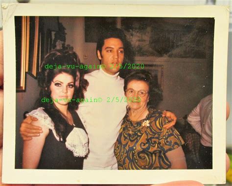 Elvis & Priscilla Presley April 1968 Candid Polaroid Snapshot ...