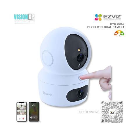 Ezviz H7c 2k 2k 4mp 4mp Dual Lens P T Wifi Security Home Camera