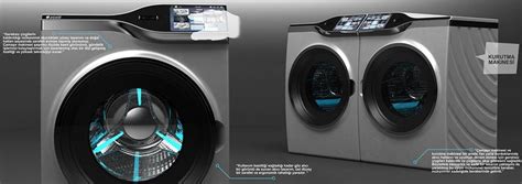 Arçelik Washing Machine on Behance Washing machine Futuristic