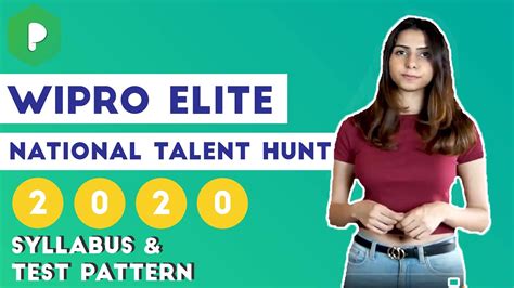 Wipro Elite National Talent Hunt Syllabus And Test Pattern Youtube