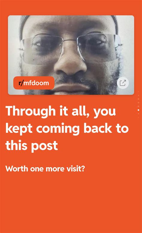 Jumpscare : r/mfdoom