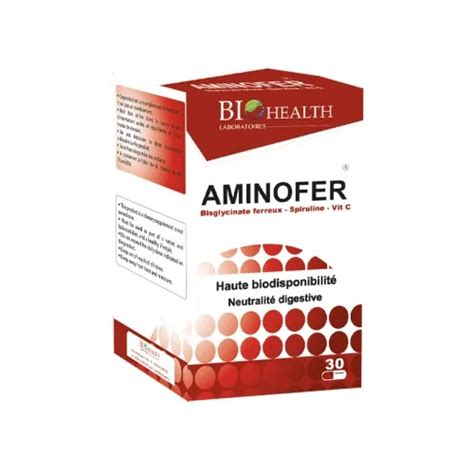 Biohealth Aminofer G Lules Mapara Tunisie