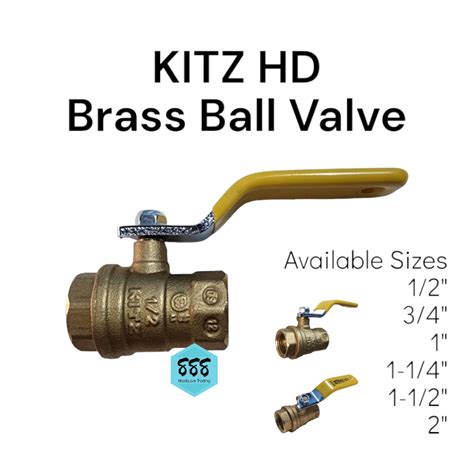 Kitz Brass Ball Valve Shopee Philippines