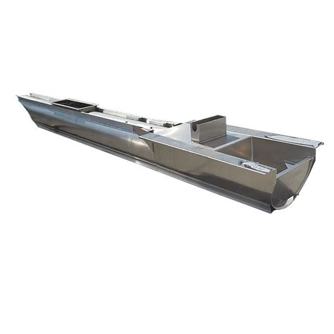 Custom 27ft X 24 Center Pontoon Boat Transom Engine Fuel Tank Pod