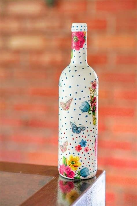 Decora O Garrafas Decoradas Glass Bottle Crafts Bottles