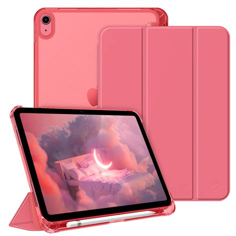 Fintie Hybrid Slim Case For Ipad 10th Generation 10 9 Inch Tablet 2022 Model With Clear