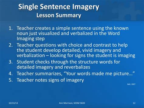 Ppt Teaching Language Imagery Powerpoint Presentation Id2259750