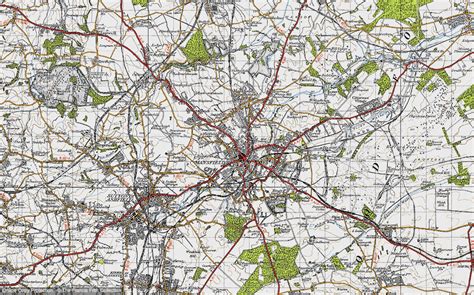 Old Maps of Mansfield, Nottinghamshire - Francis Frith