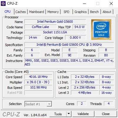 Intel Pentium Gold G Ghz Review Overclocking Techpowerup