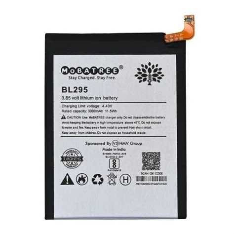 Mobatree BL295 Original Mobile Battery For Lenovo K5 K5S K9 3000 MAh