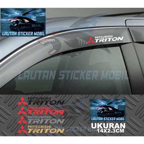 Jual Stiker Talang Air Mobil Triton Cutting Sticker Talang Air Mobil