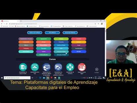 Plataformas Digitales De Aprendizaje Capacitate Para El Empleo Youtube