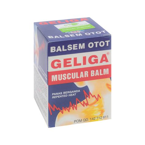 Cap Lang Geliga Muscular Balm 20 G Al Barakah Health And Beauty Mart