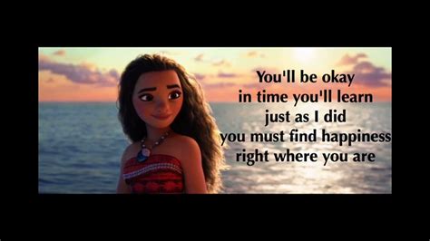 Moana Happiness Is Where You Are Lyrics YouTube