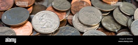 Quarter penny heads tails hi-res stock photography and images - Alamy